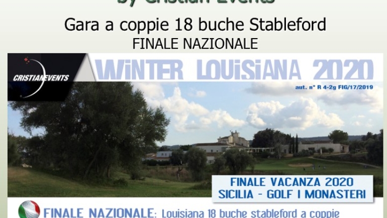 WINTER LOUISIANA by Cristian Events – Gara a coppie 18 buche stbl