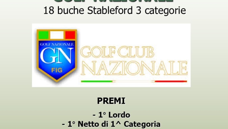 I LAURI CUP – RACE TO GOLF NAZIONALE