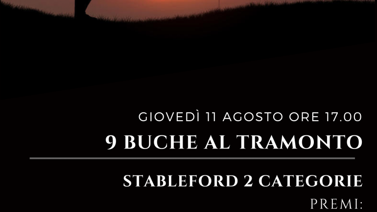 Gara 9 Buche al Tramonto del 11/07/2022