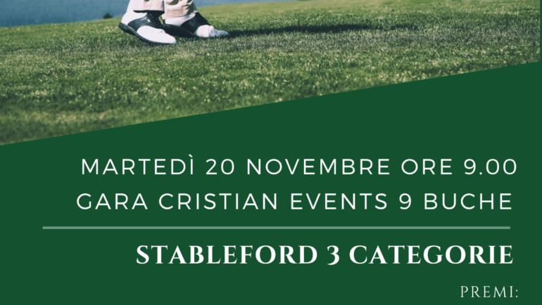 Gara Cristian Events 9 buche del 20/11/2022