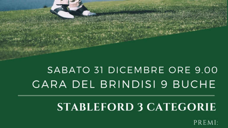 Gara del Brindisi 9 Buche del 31/12/2022