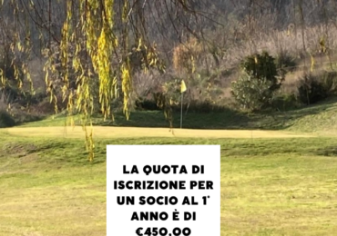 QUOTA ISCRIZIONE 1° ANNO