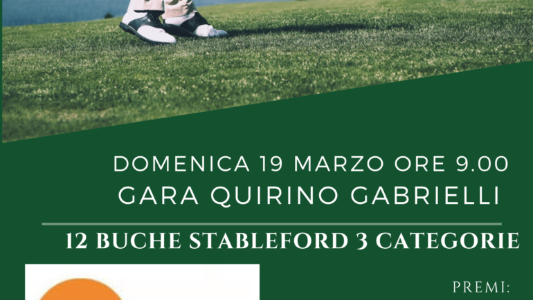 Gara Quirino Gabrielli 18 buche del 19/03/2023