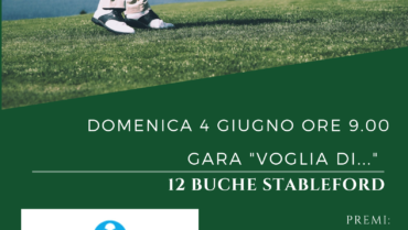 Gara “Voglia Di..” 12 buche del 04/06/2023