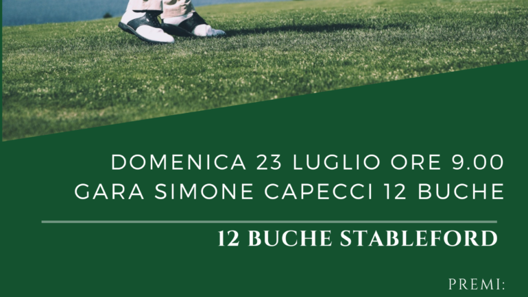 Gara Simone Capecci Vini 12 Buche del 23/07/2023