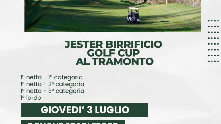 Jester Birrificio Golf Cup – al Tramonto