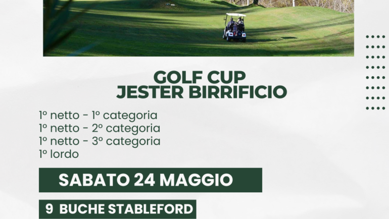 GOLF CUP JESTER BIRRIFICIO