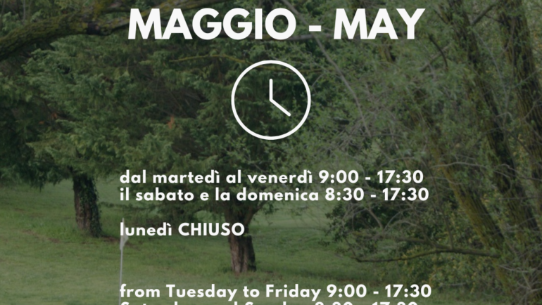Orario mese di maggio