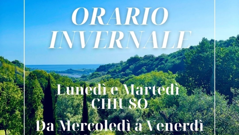 Orari invernali in vigore da lunedì 12 ottobre
